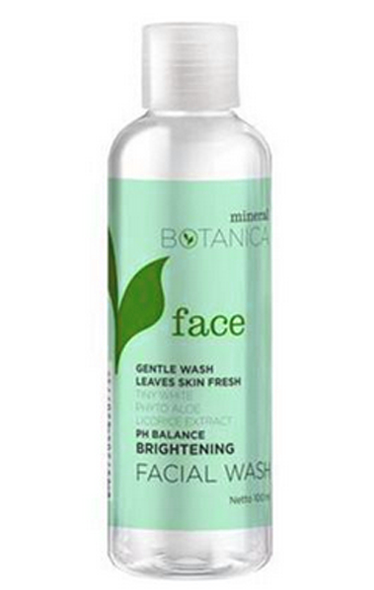 Mineral Botanica Brightening Facial Wash sabun muka terbaik
