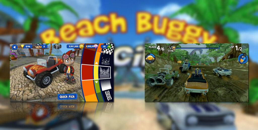 gameplay Beach Buggy Racing