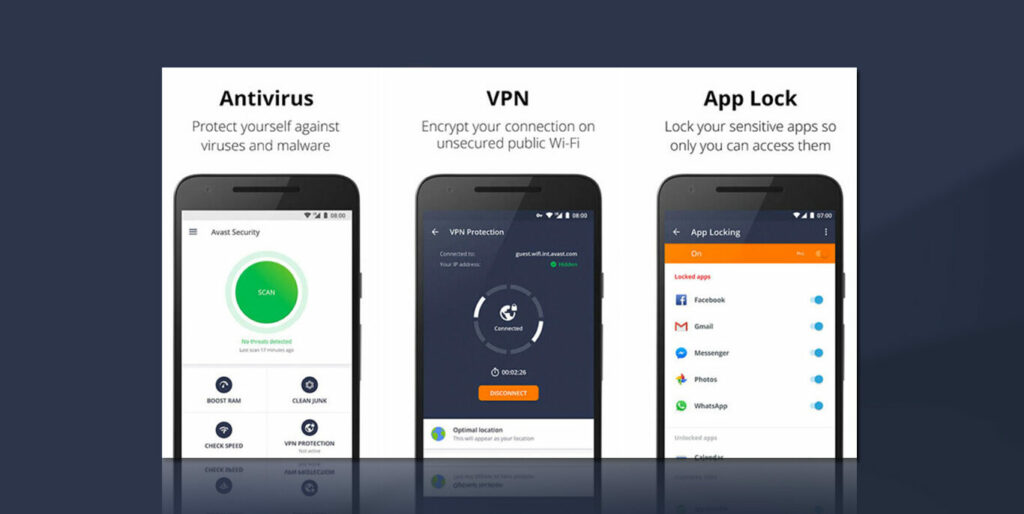 tampilan Avast Antivirus Mod Apk