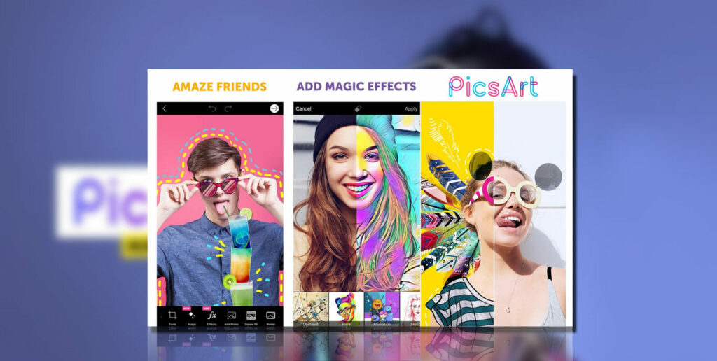 tampilan PicsArt Mod Apk