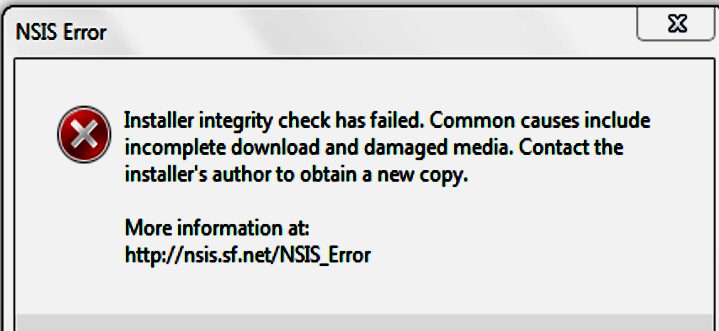 Cara Mengatasi NSIS Error pada Windows 7, 8 dan 10 Dengan Mudah