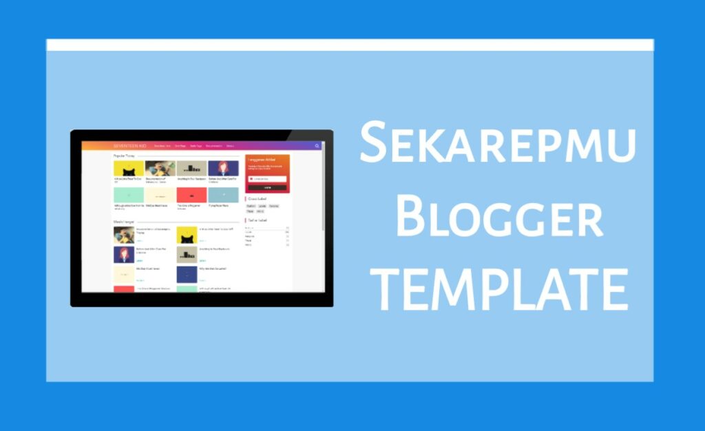 Sakarepmu Blogger Template