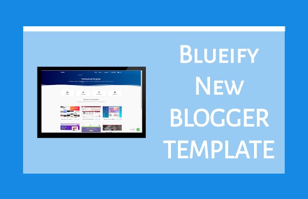 Template Blueify Pro 2 Blogger