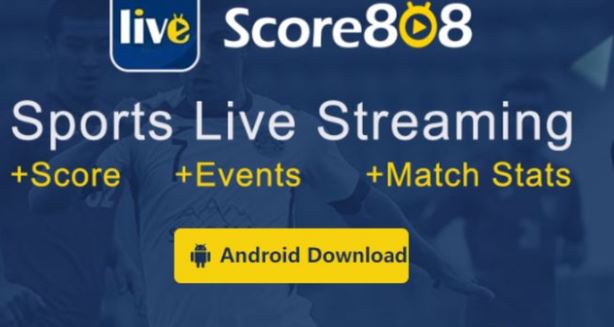 Link Download Aplikasi Score808 Apk Live Sport