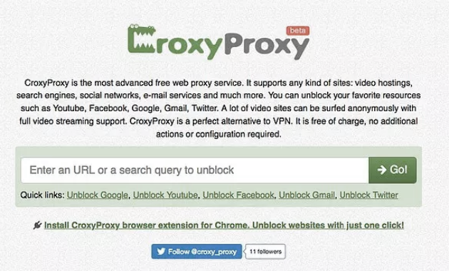 CroxyProxy Gratis VPN DuckDuckGo Video Bokeh